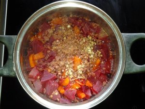 hajdinás céklafőzelék